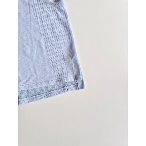 LULULEMON Train To Be Blue Linen Mesh Cropped Muscle Tank, Size 6 - Picture 12 of 15